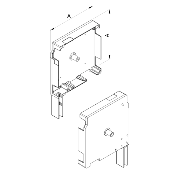 Internal end cap 90° - pin type I
